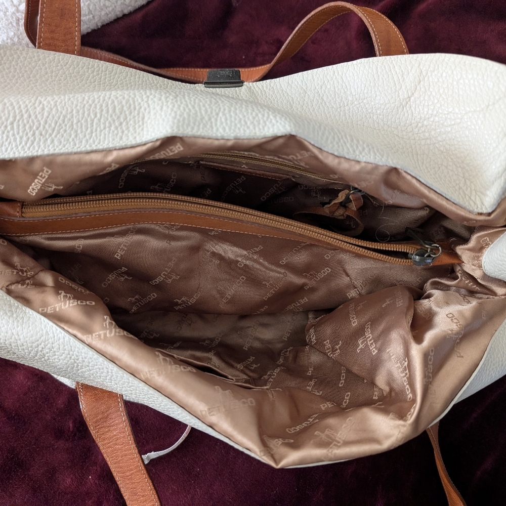 Italian Petusco Leather Hobo Handbag - Picture 12 of 12
